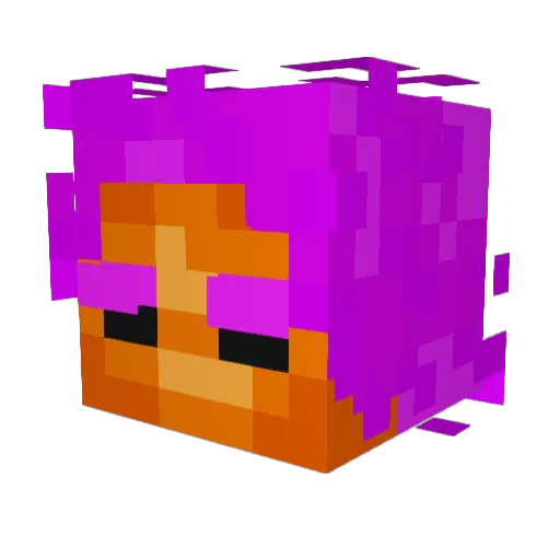 killer_quenne Minecraft avatar head, 3D render