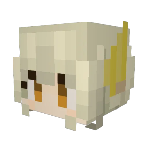 killer_whaler Minecraft avatar head, 3D render