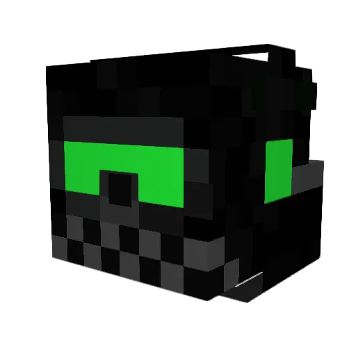 killerattitude Minecraft avatar head, 3D render