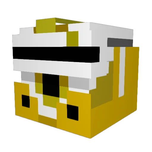 killercanine03 Minecraft avatar head, 3D render
