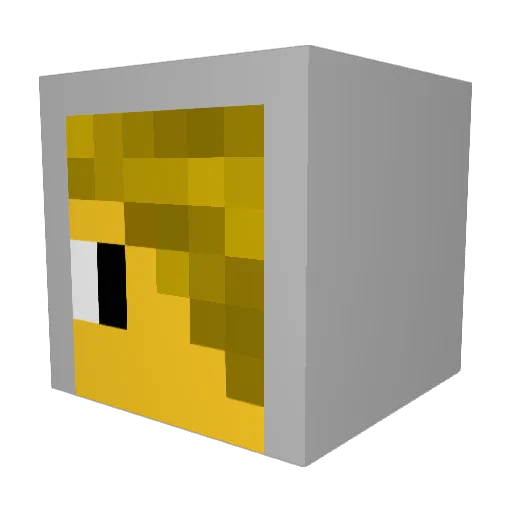 killerclown08 Minecraft avatar head, 3D render