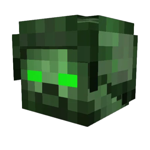 killercreeper69 Minecraft avatar head, 3D render