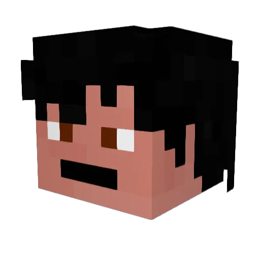 killercroc12345 Minecraft avatar head, 3D render