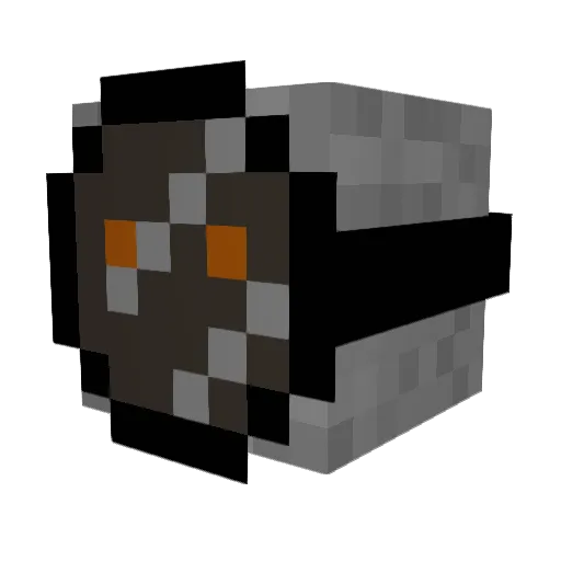 killerfihes Minecraft avatar head, 3D render