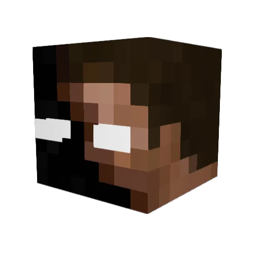 killerguy8 Minecraft avatar head, 3D render