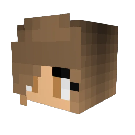 killerianer Minecraft avatar head, 3D render