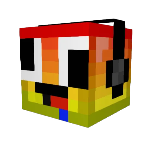 killerkai89 Minecraft avatar head, 3D render