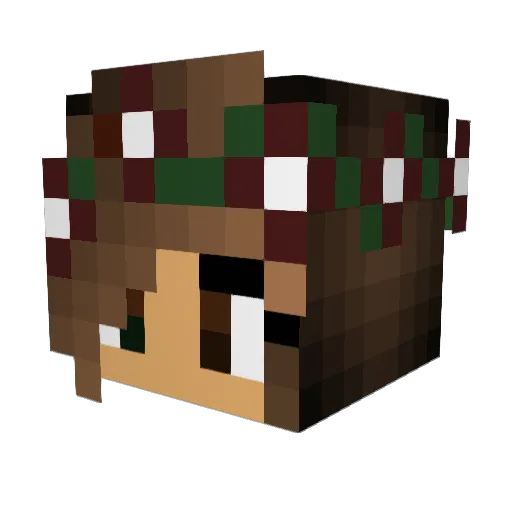 killerkamalreal Minecraft avatar head, 3D render
