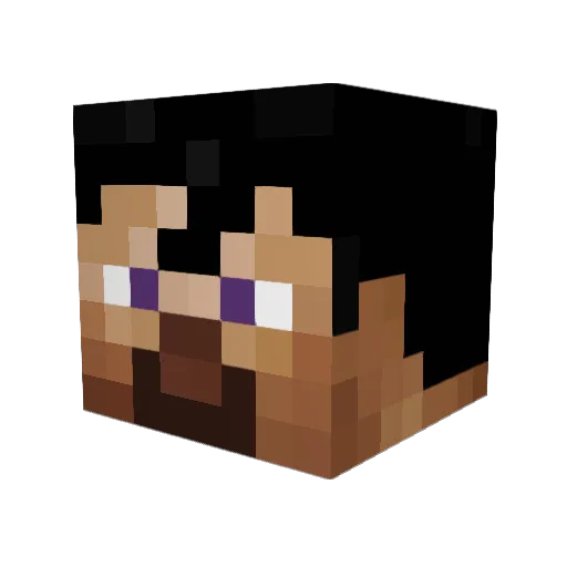 killerkante Minecraft avatar head, 3D render