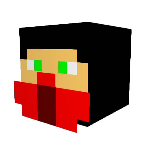killerkarl93 Minecraft avatar head, 3D render