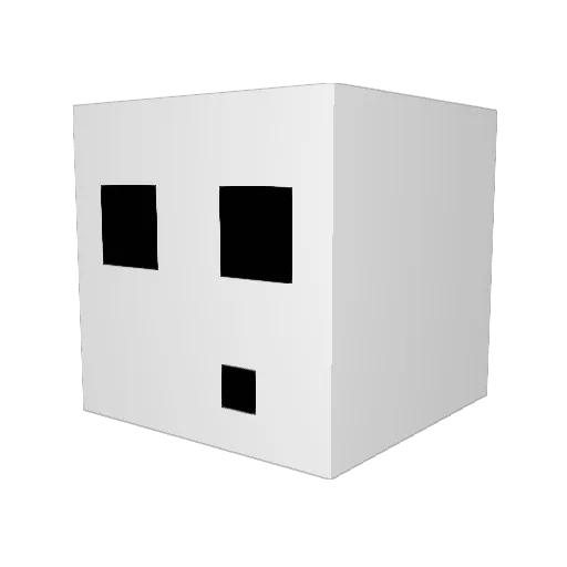 killermellon Minecraft avatar head, 3D render