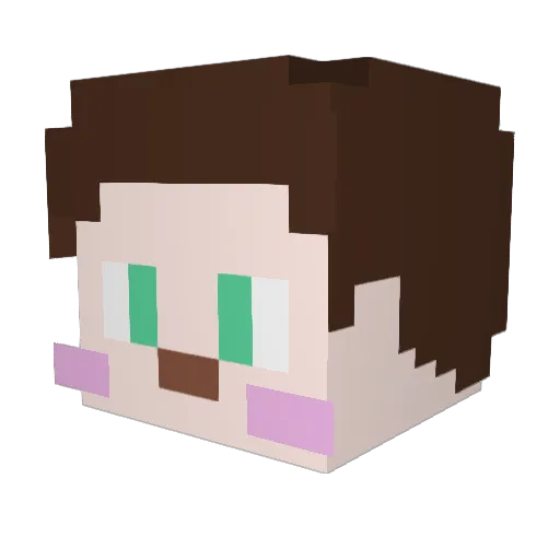 killerna77 Minecraft avatar head, 3D render