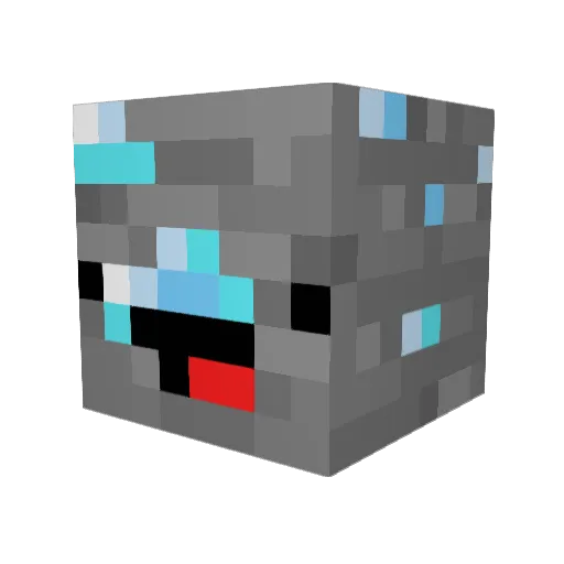 killerpopcorn Minecraft avatar head, 3D render