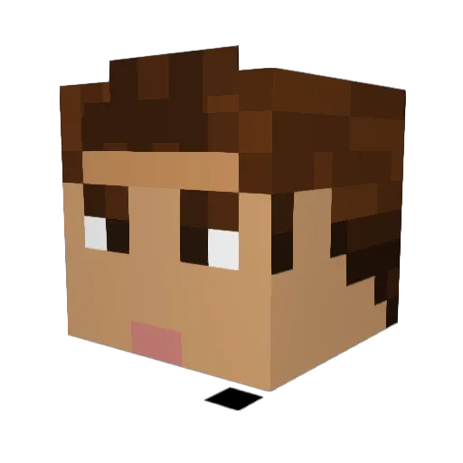 killersInstincts Minecraft avatar head, 3D render
