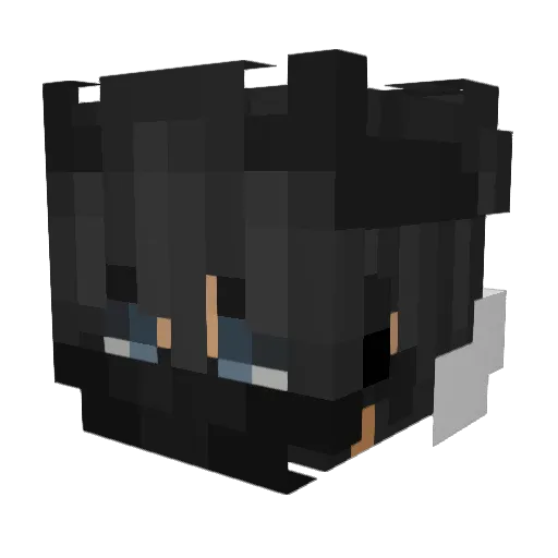 killersnowghost Minecraft avatar head, 3D render