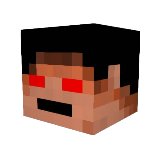 killerstar35 Minecraft avatar head, 3D render