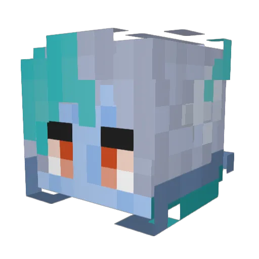 killian1208 Minecraft avatar head, 3D render