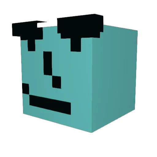 killikak Minecraft avatar head, 3D render