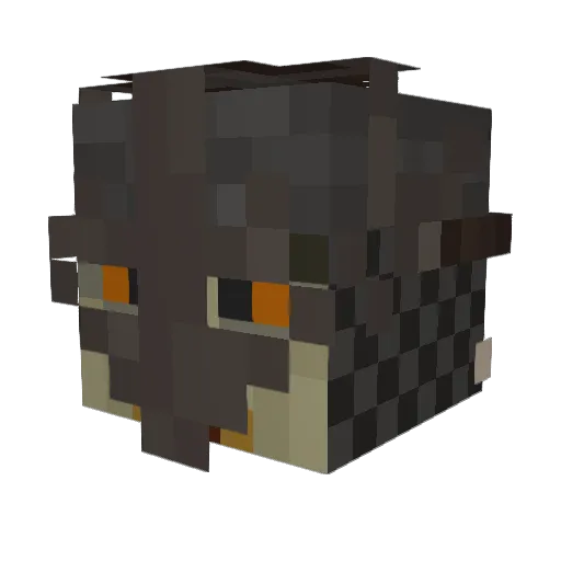 killingninja22 Minecraft avatar head, 3D render