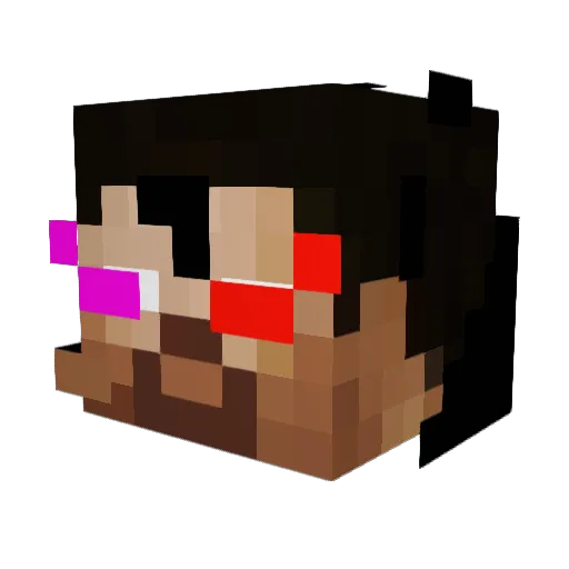 killintime12 Minecraft avatar head, 3D render
