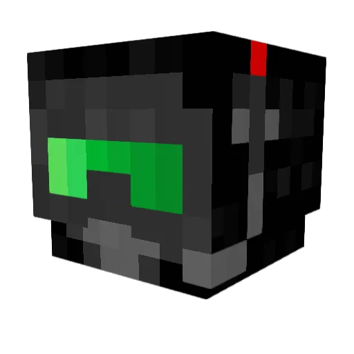 killjoydrewster Minecraft avatar head, 3D render