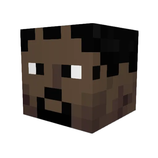 killlerplugs Minecraft avatar head, 3D render