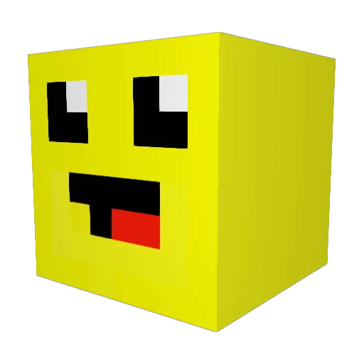 killmito Minecraft avatar head, 3D render