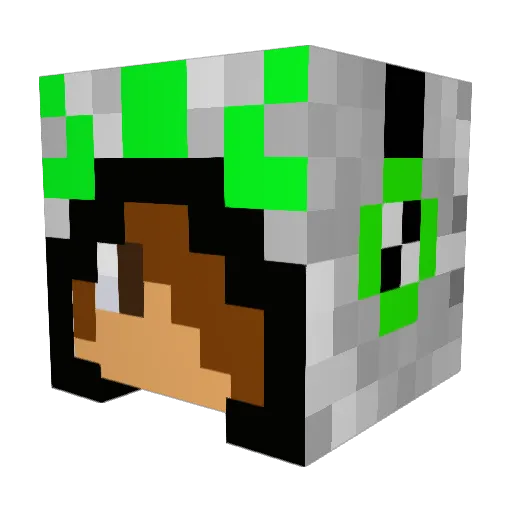 killsalot288 Minecraft avatar head, 3D render