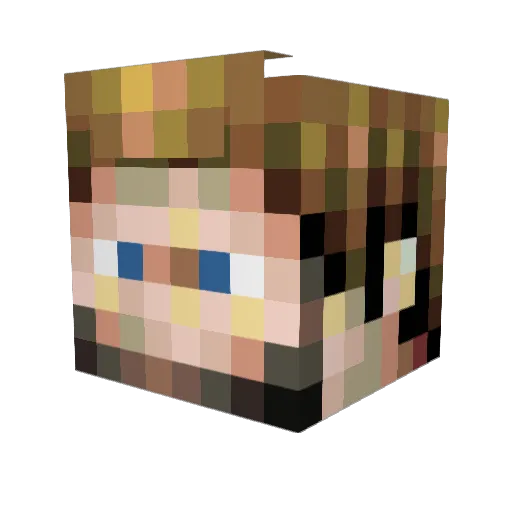 killshot1207 Minecraft avatar head, 3D render