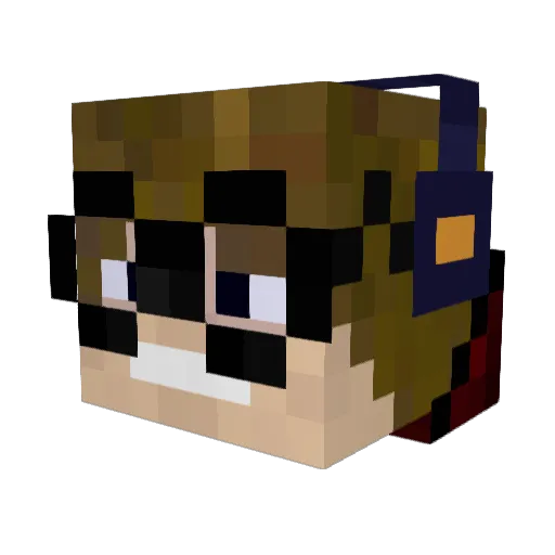 killshot21 Minecraft avatar head, 3D render