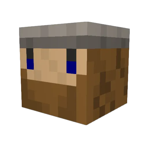 killsimon Minecraft avatar head, 3D render