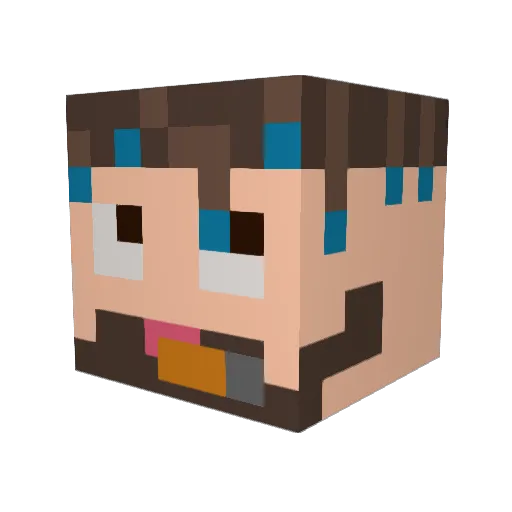 killslaer Minecraft avatar head, 3D render