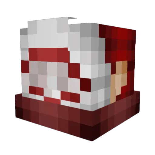 killsmonsters Minecraft avatar head, 3D render