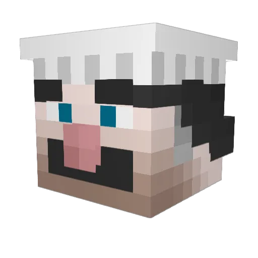 killstreak Minecraft avatar head, 3D render