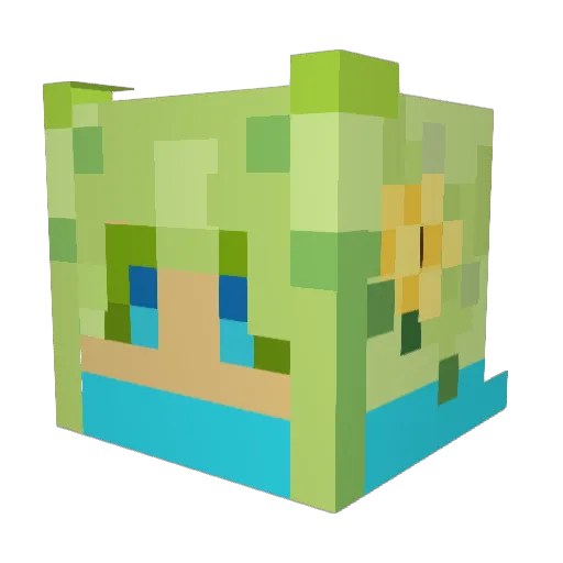 killtheguy10 Minecraft avatar head, 3D render