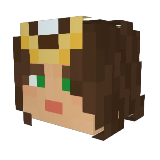 killujepain Minecraft avatar head, 3D render