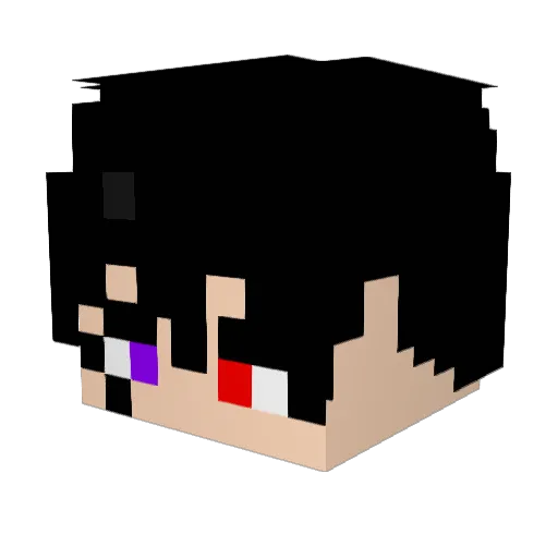 killzld Minecraft avatar head, 3D render
