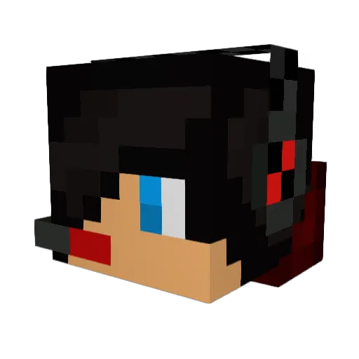 killzone1872 Minecraft avatar head, 3D render