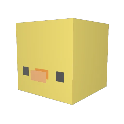 kilmiam Minecraft avatar head, 3D render