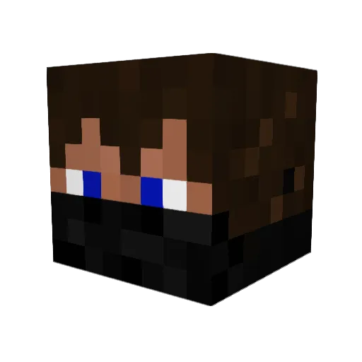 kiloe13 Minecraft avatar head, 3D render