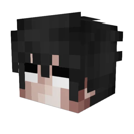 kilojo Minecraft avatar head, 3D render