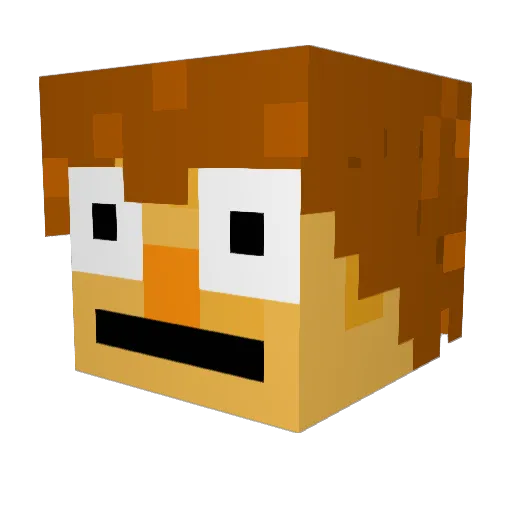 kilroy_is_here_ Minecraft avatar head, 3D render