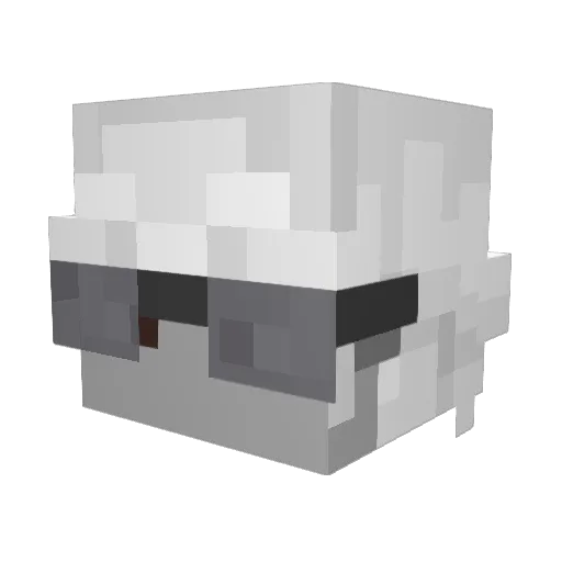 kilvyyy Minecraft avatar head, 3D render