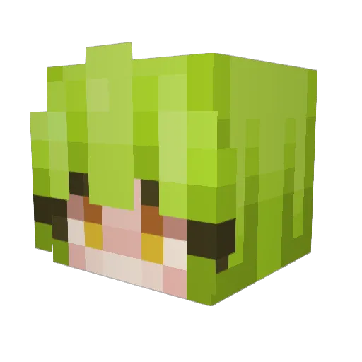 kilzoly Minecraft avatar head, 3D render