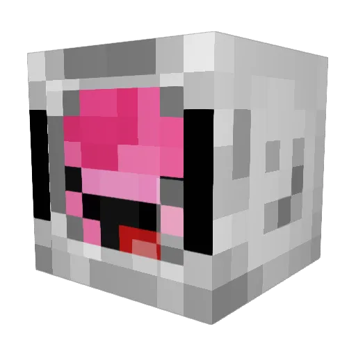 kim1833 Minecraft avatar head, 3D render
