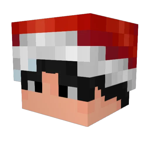 kim68 Minecraft avatar head, 3D render