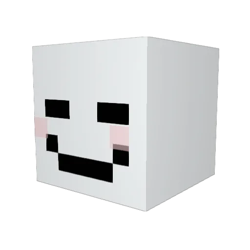 kim_lagoon Minecraft avatar head, 3D render