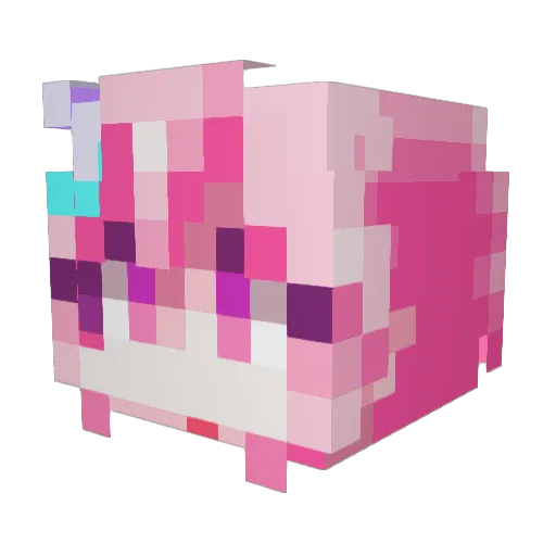 kim_yuri Minecraft avatar head, 3D render