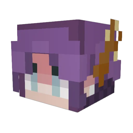 kimagination Minecraft avatar head, 3D render
