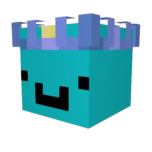 kimbbuggu Minecraft avatar head, 3D render